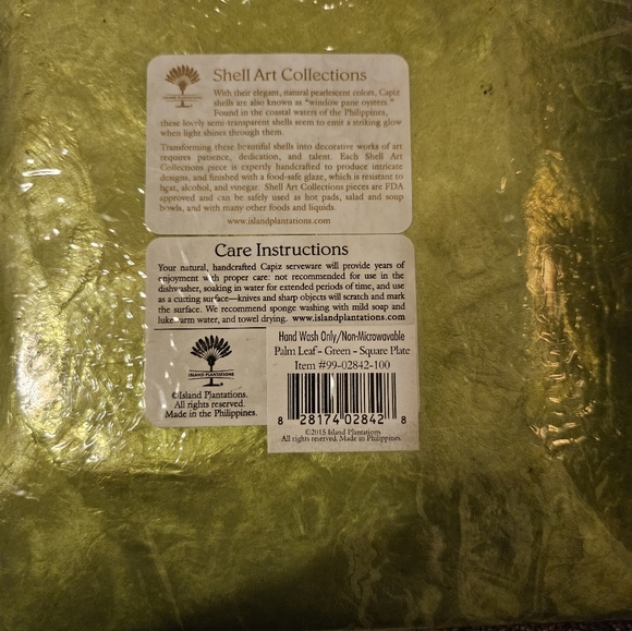 Capiz Shell Plate - Picture 4 of 4